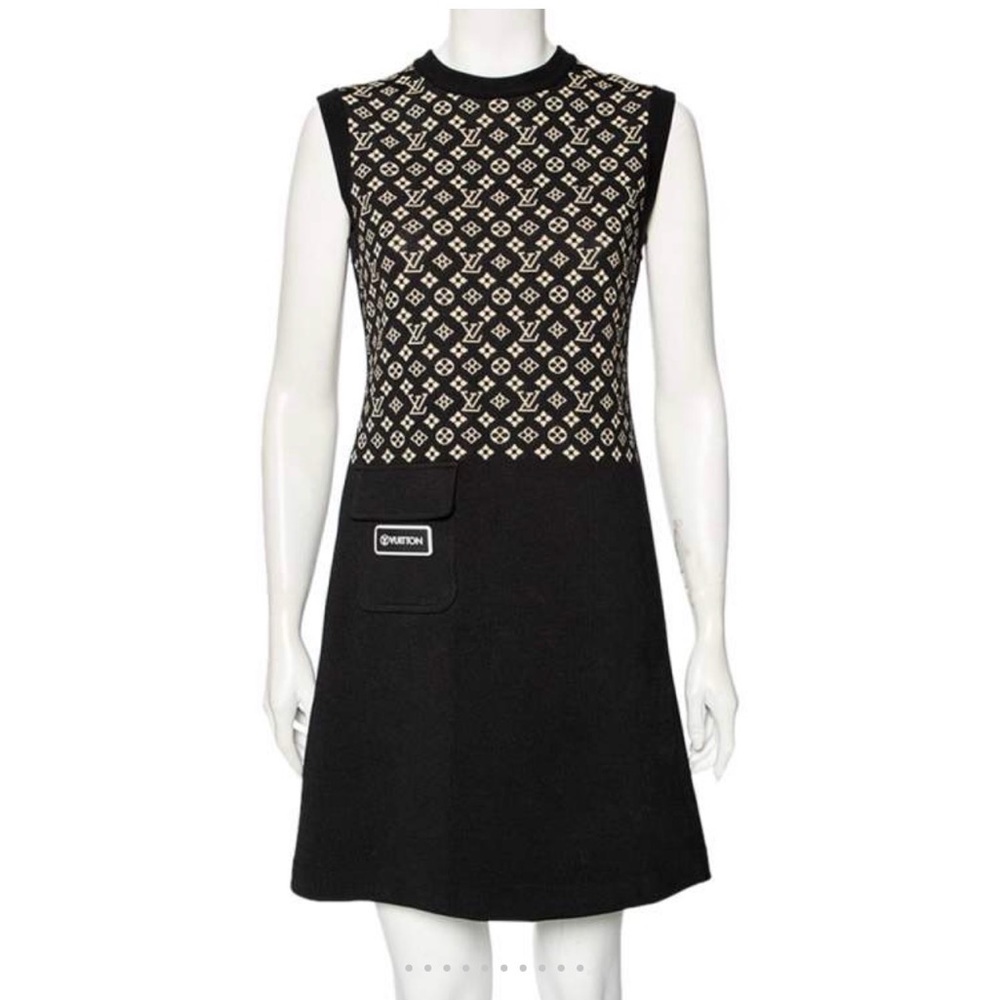 Vuitton MONOGRAM KNIT A-LINE MINI
DRESS